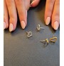 Tiny hearts earrings