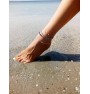 Ankle bracelet ball chain