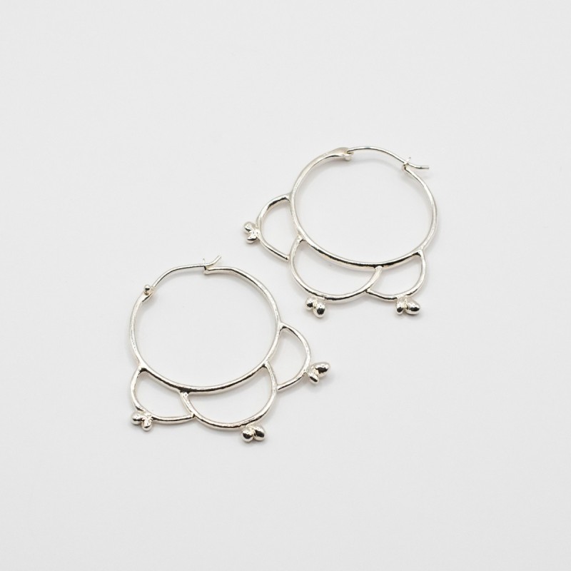 Iris large earrings