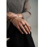 Iris double circle ring