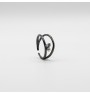 Iris double circle ring