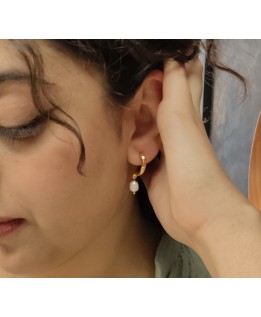 Leto pearl earrings