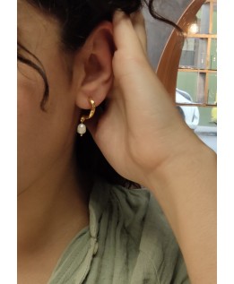Leto pearl earrings