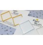 Large rhombus earrings