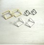Large rhombus earrings