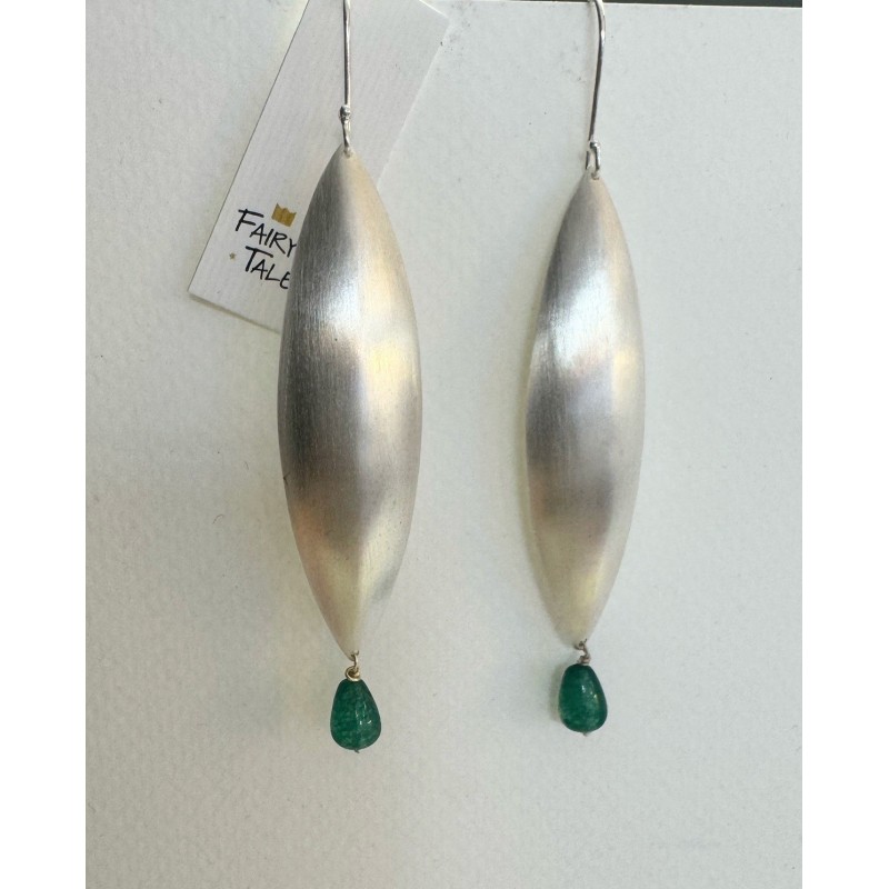 Big leaf earrings
