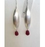 Big leaf earrings