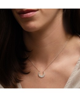 Margo crescent necklace