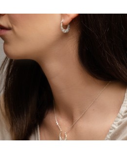 Margo crescent earrings