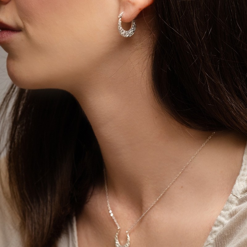 Margo crescent earrings