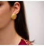 Button earrings Button earrings