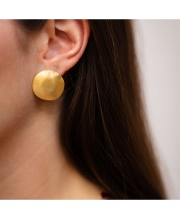 Button earrings