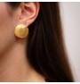 Button earrings Button earrings