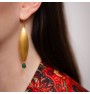 Big leaf earrings