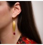 Small leaf earrings