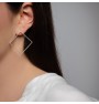 Large rhombus earrings