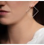 Large rhombus earrings