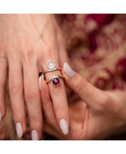 Leto stone ring