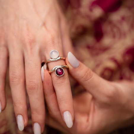 Leto stone ring