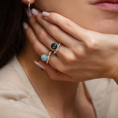 Leto stone ring