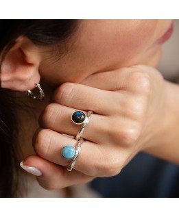 Leto stone ring