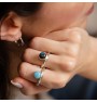 Leto stone ring