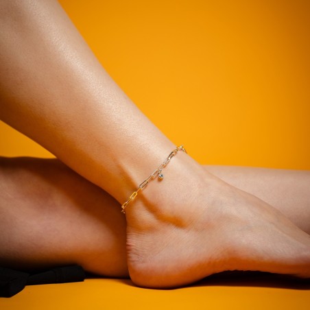Chain anckle bracelet with eye