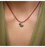 Shell necklace with cord