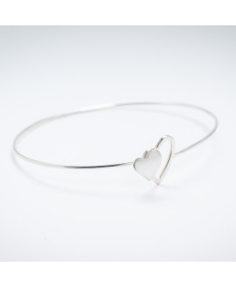 Different hearts bracelet