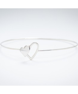 Different hearts bracelet