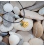 Shell necklace with cord