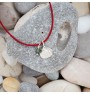 Shell necklace with cord