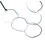 Five hoops necklace