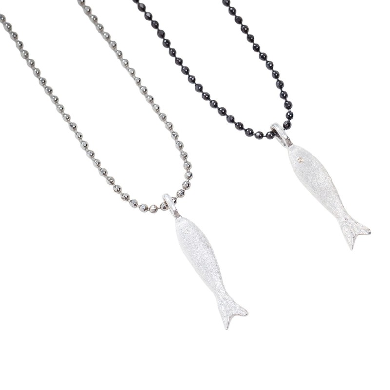 Fish long necklace