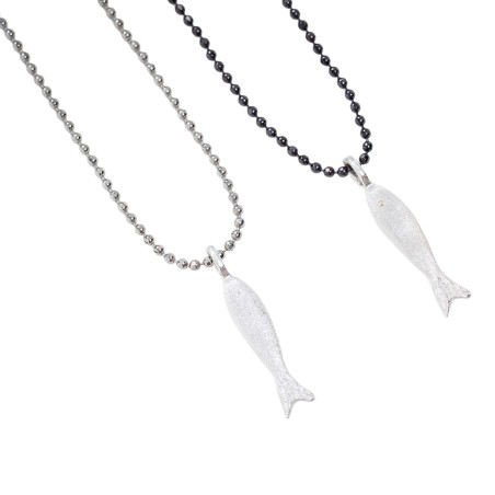 Fish long necklace