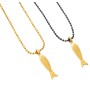 Fish long necklace
