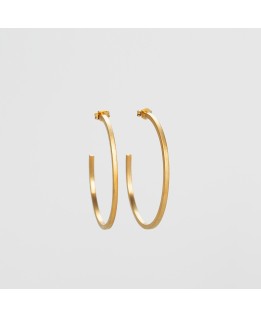 Square hoops earrings Large