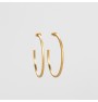 Square hoops earrings Large