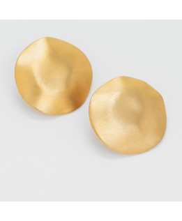 Button earrings