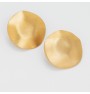 Button earrings