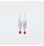 Small leaf earrings