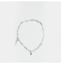 Chain ankle bracelet with eye