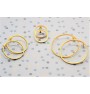 Medium circles earrings