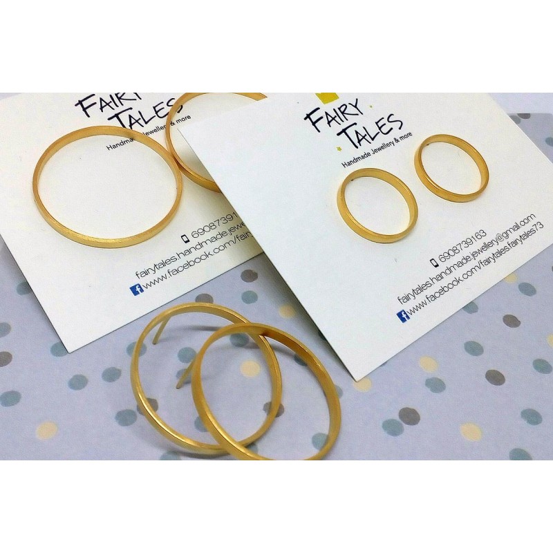 Large circles earrings