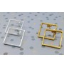Square earrings