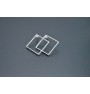 Small rhombus earrings