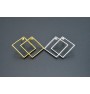 Small rhombus earrings